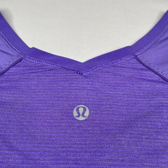 Lululemon Mod Moves V Neck Tee Power Purple - Picture 8 of 9